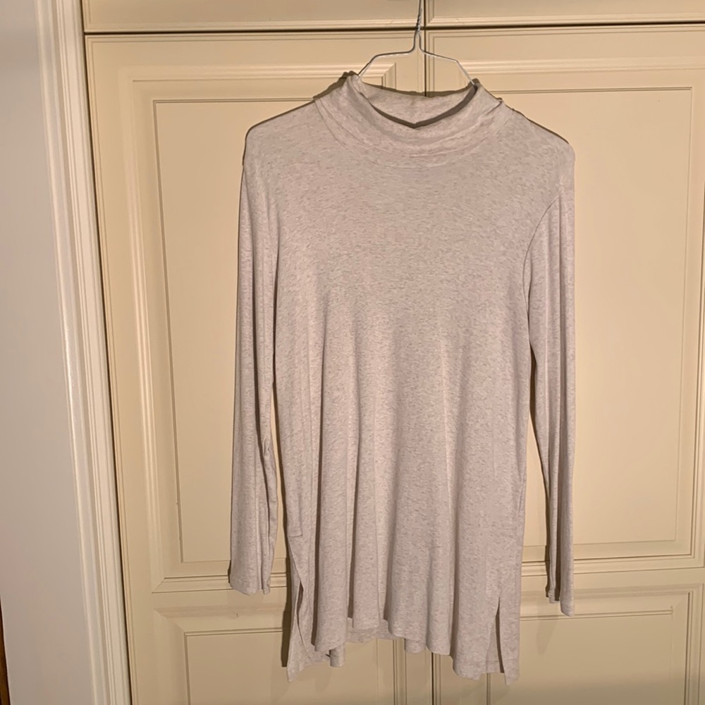 J. Jill Perfect Pima Side Vent Turtleneck Tunic